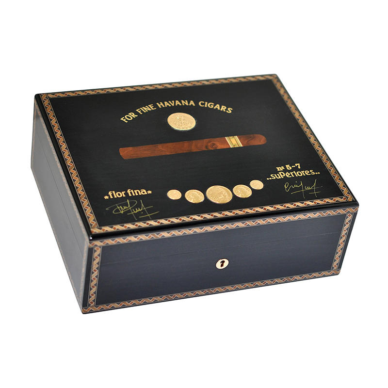 

Elie Bleu Medal Wooden Humidor - 75 Cigars